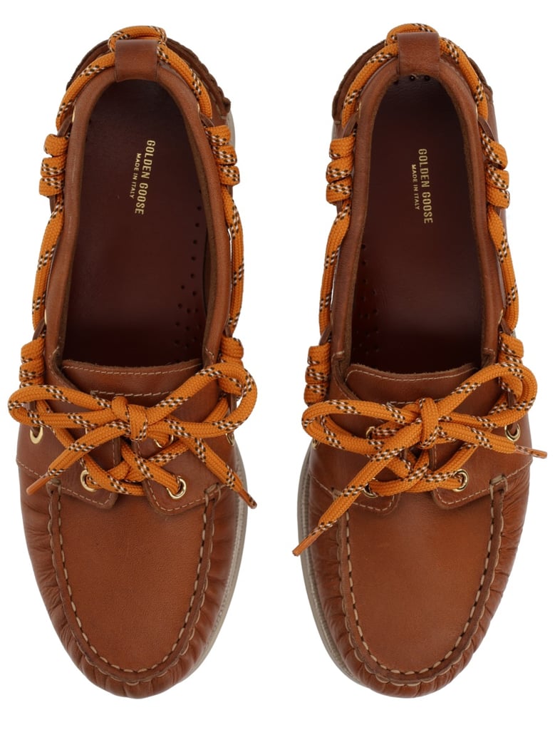 moccasins cruise brown leather by Selfnex