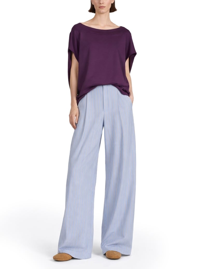 wide-leg trousers azure by Selfnex