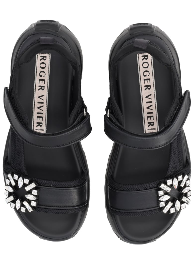 sandals viv on the run black by Selfnex