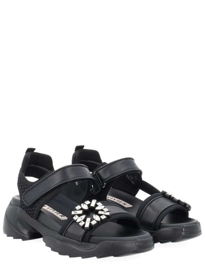 sandals viv on the run black by Selfnex