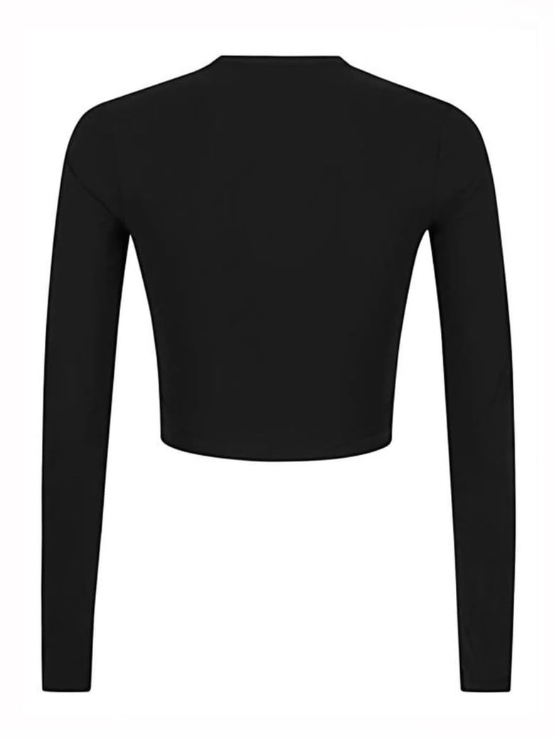cropped top with logo by Selfnex