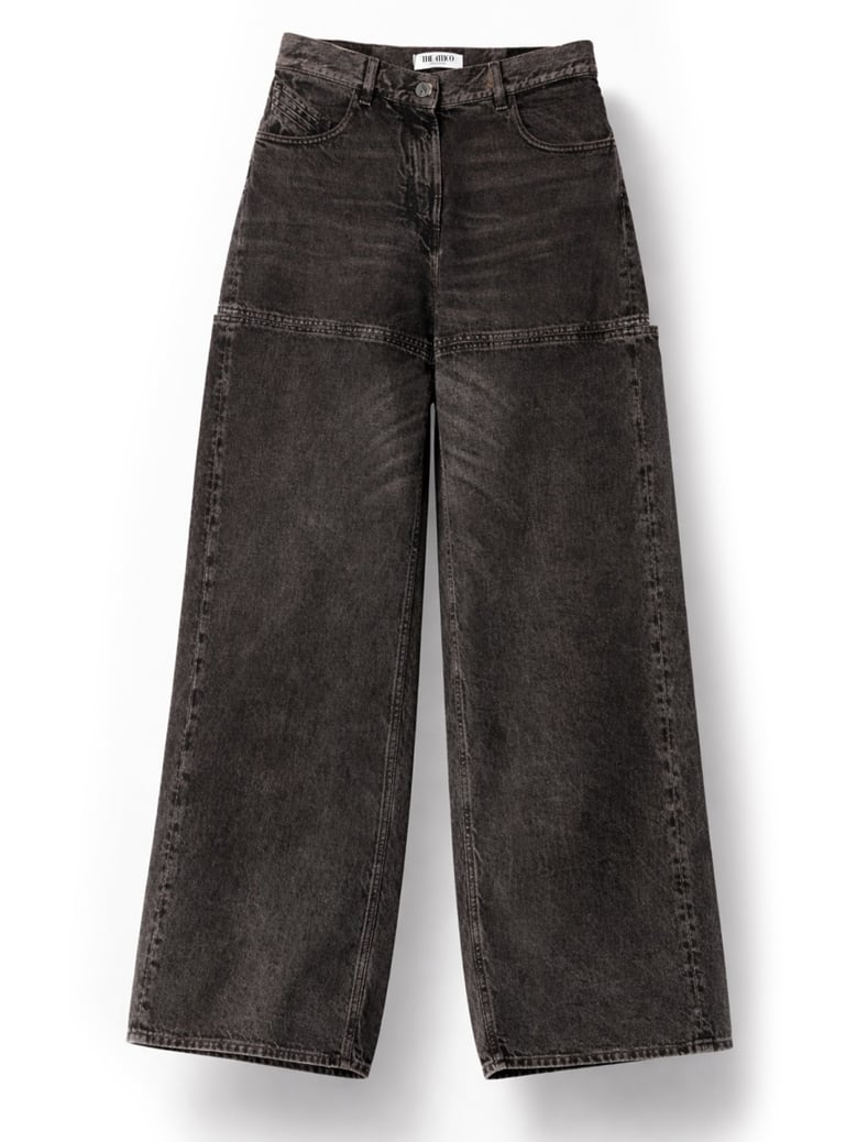 black regular fit jeans by Selfnex