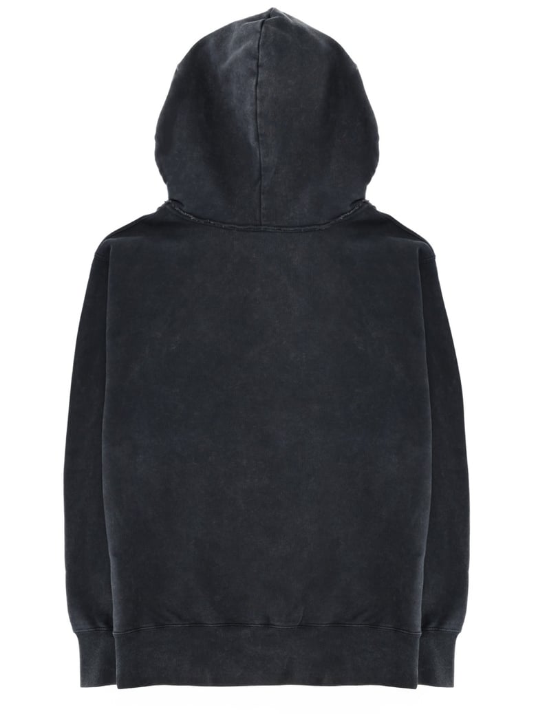 sweatshirt with print charcoal by Selfnex