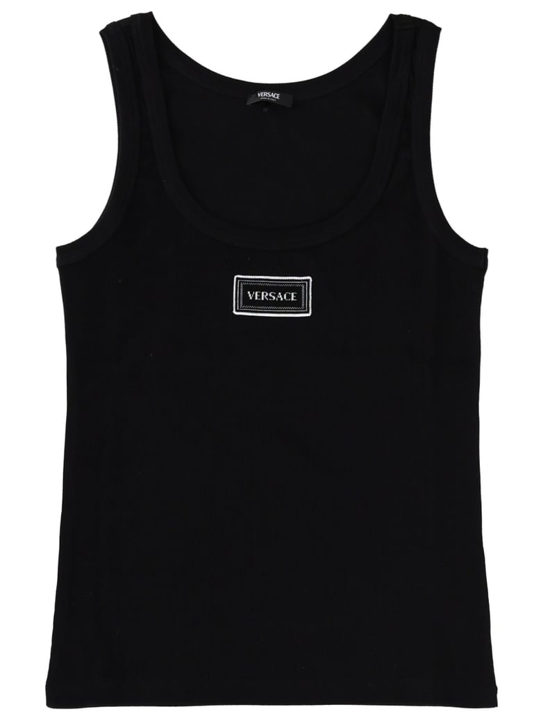 tank top with logo black by Selfnex