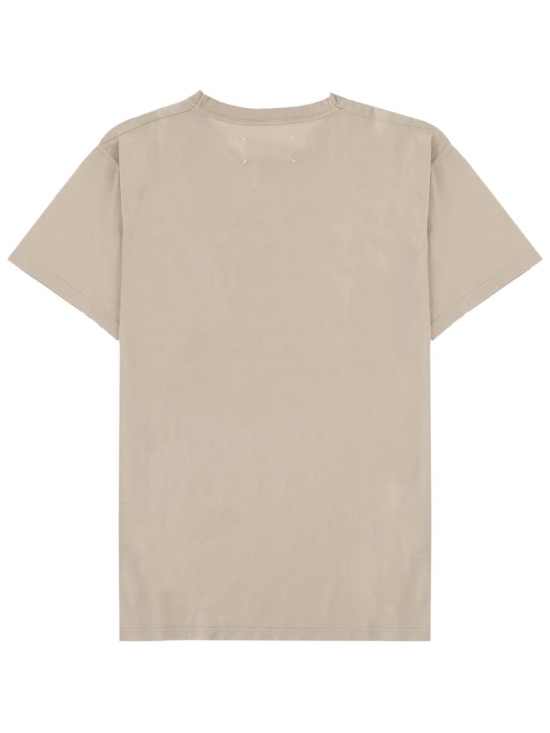 t-shirt with print beige by Selfnex