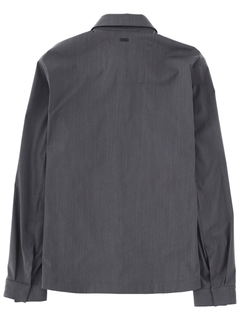 overshirt wool blend grey by Selfnex