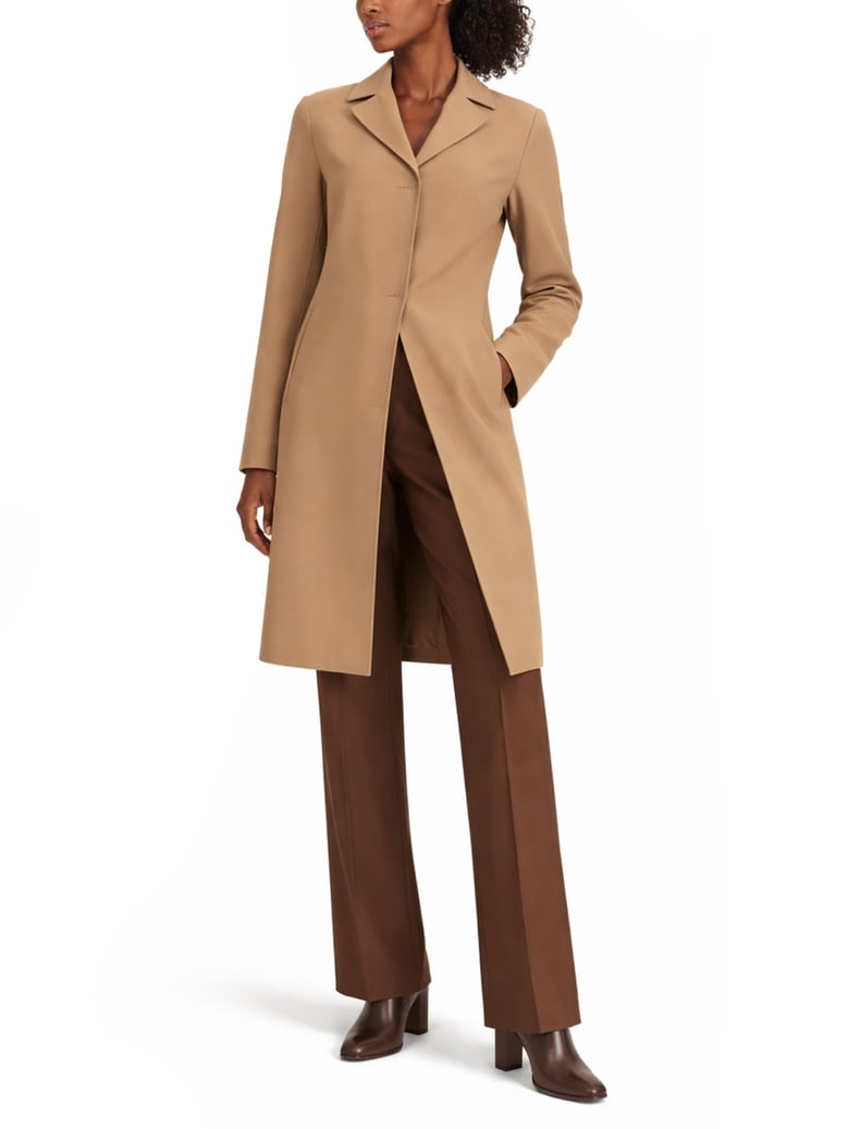 beige coat by Selfnex