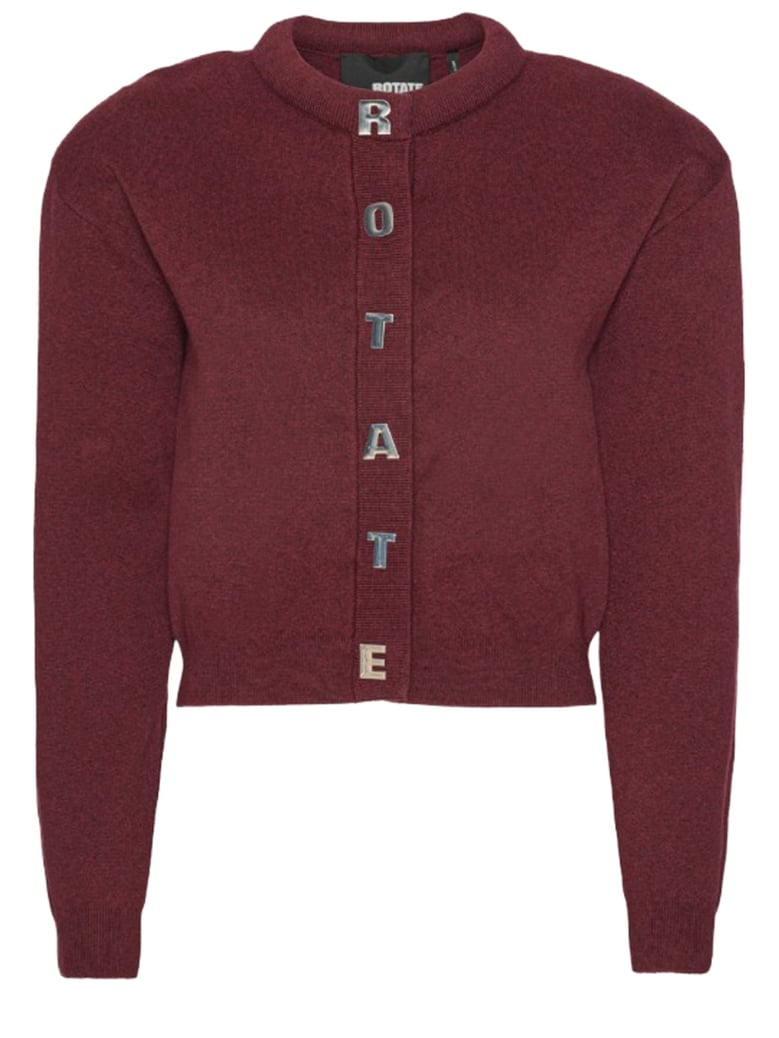 cardigan with letters by Selfnex