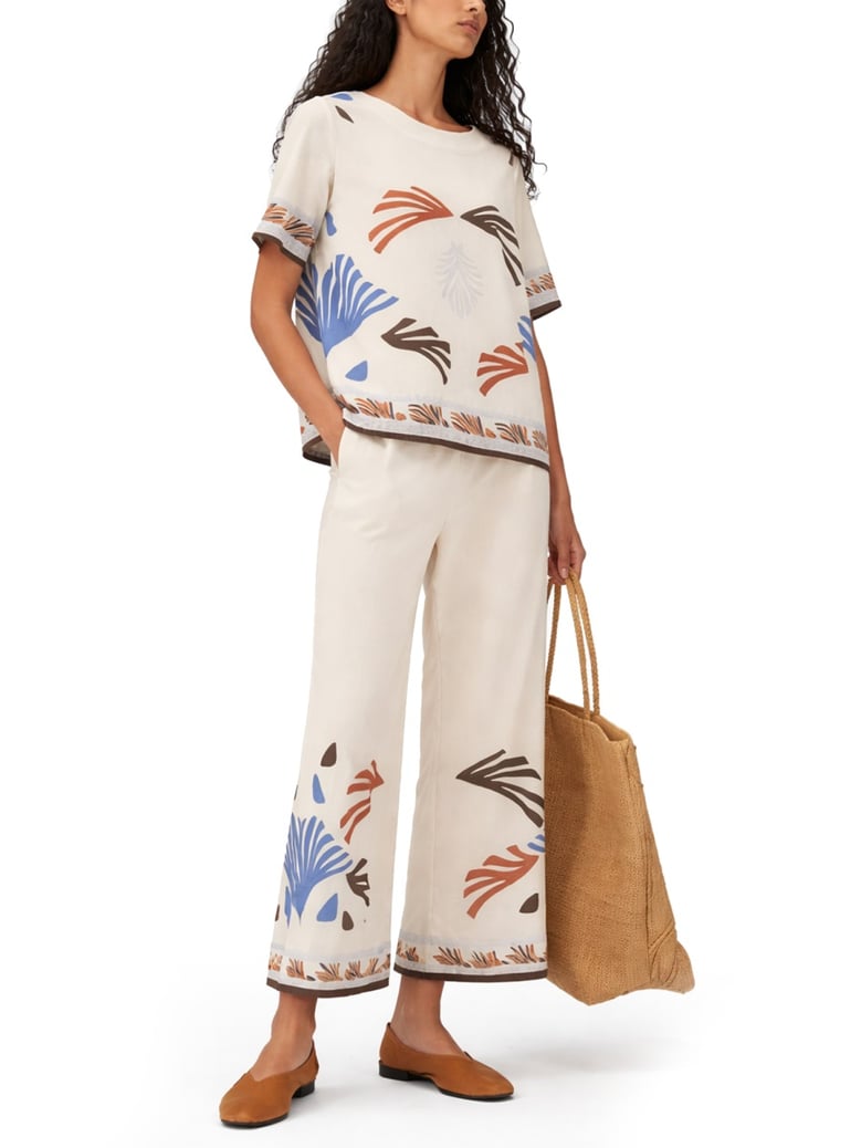 t-shirt summer print white by Selfnex