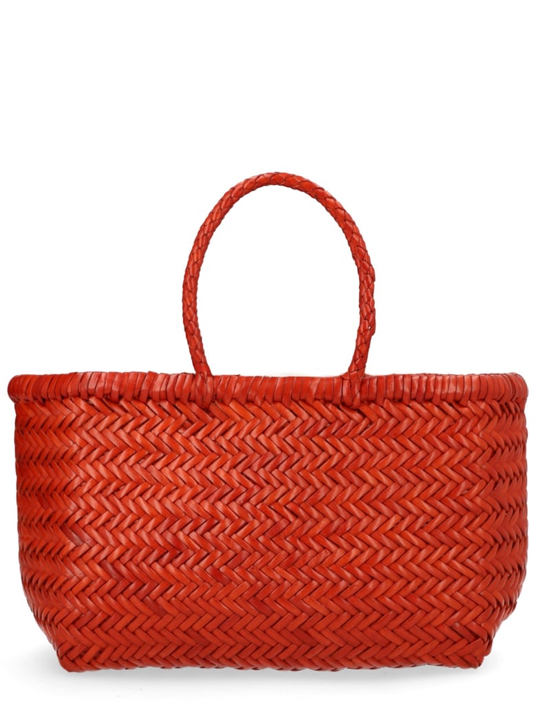 handbag triple jump orange leather by Selfnex