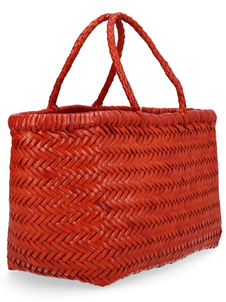 handbag triple jump orange leather by Selfnex