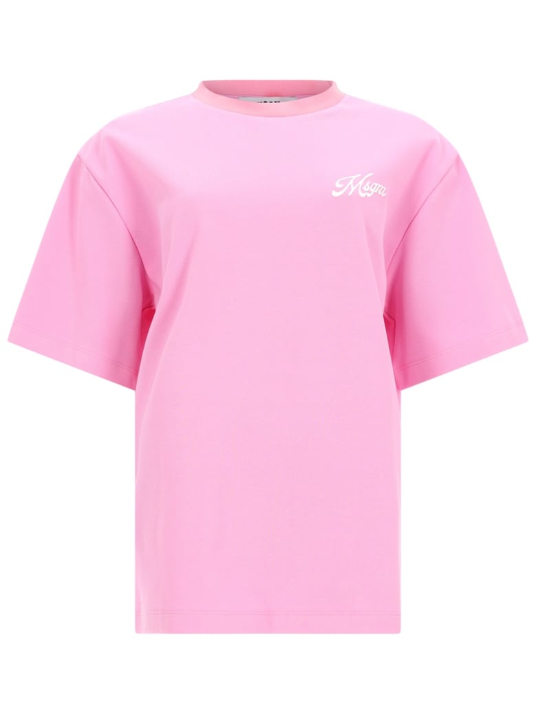 t-shirt with logo pink by Selfnex