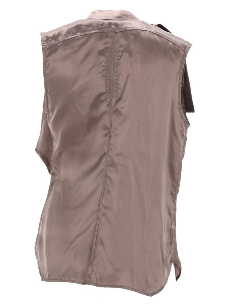 sleeveless island shirt bronze by Selfnex