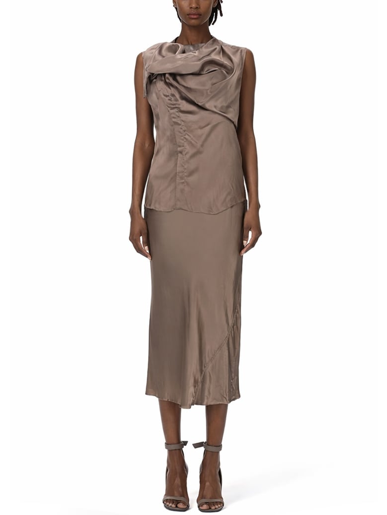 sleeveless island shirt bronze by Selfnex