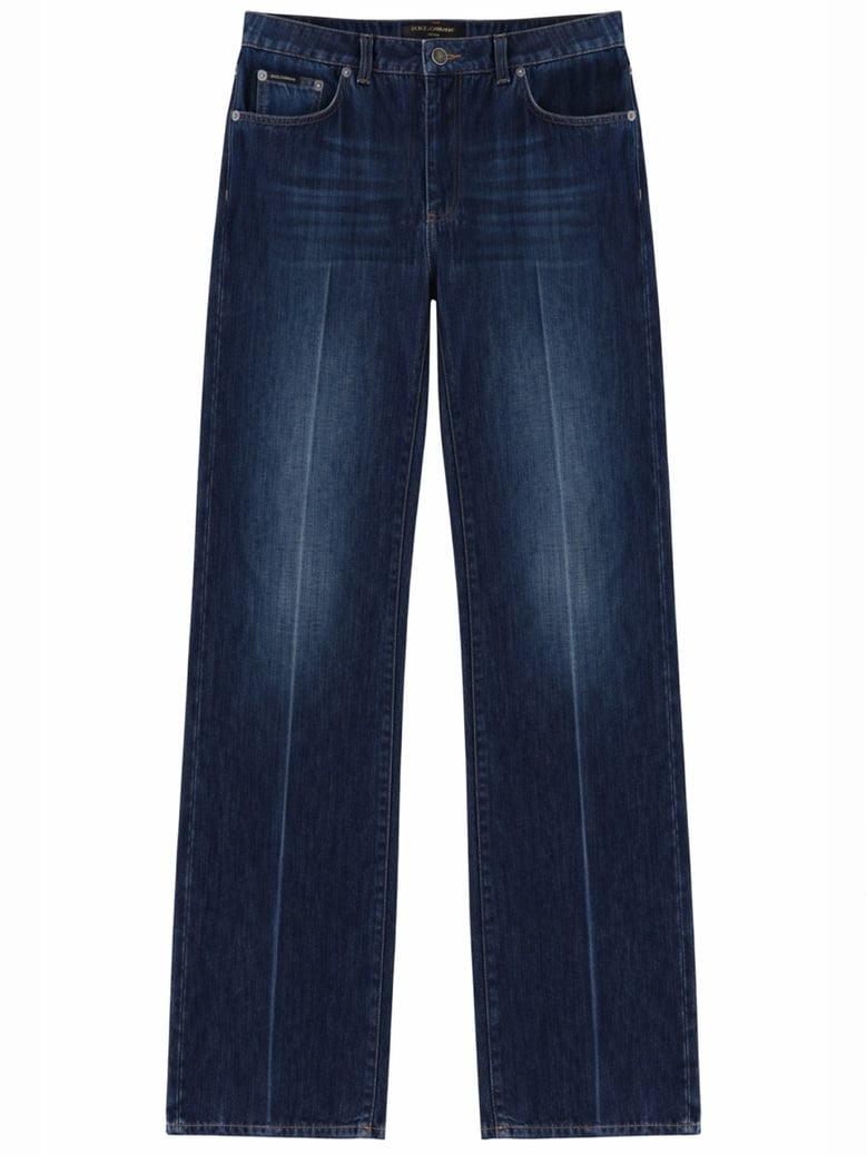 low-rise jeans blue by Selfnex