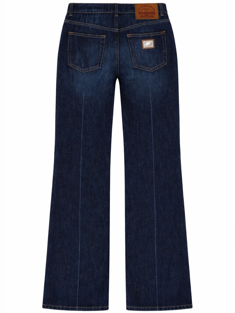low-rise jeans blue by Selfnex