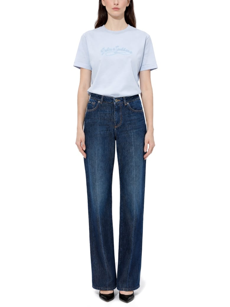 low-rise jeans blue by Selfnex