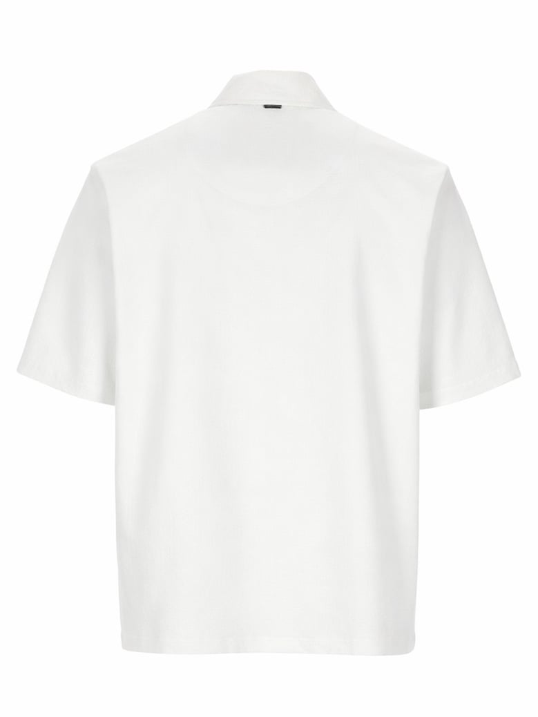 shirt with chest pocket white by Selfnex