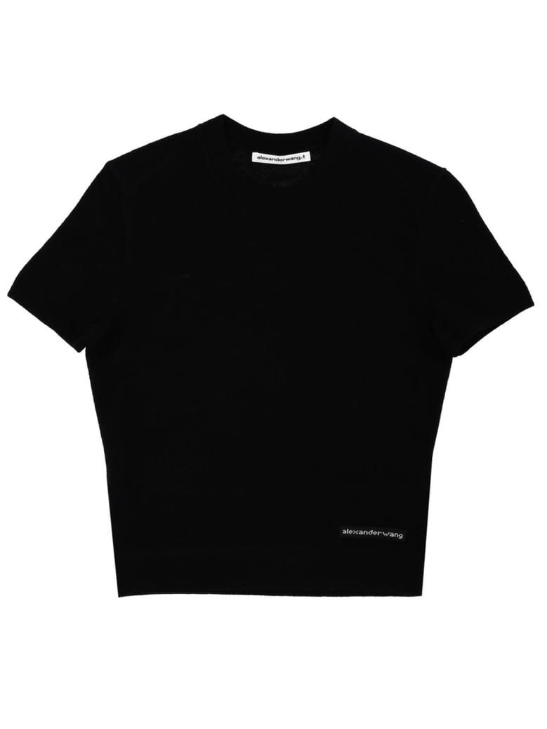 logo t-shirt in black by Selfnex