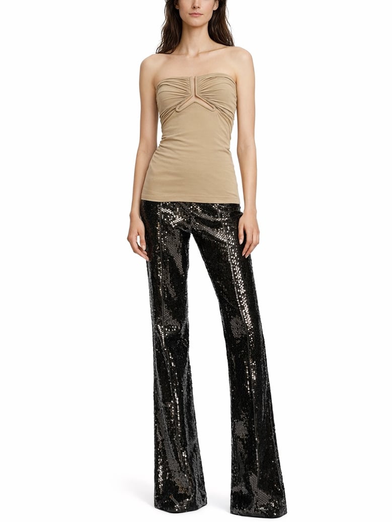 bustier top alannah prong beige by Selfnex