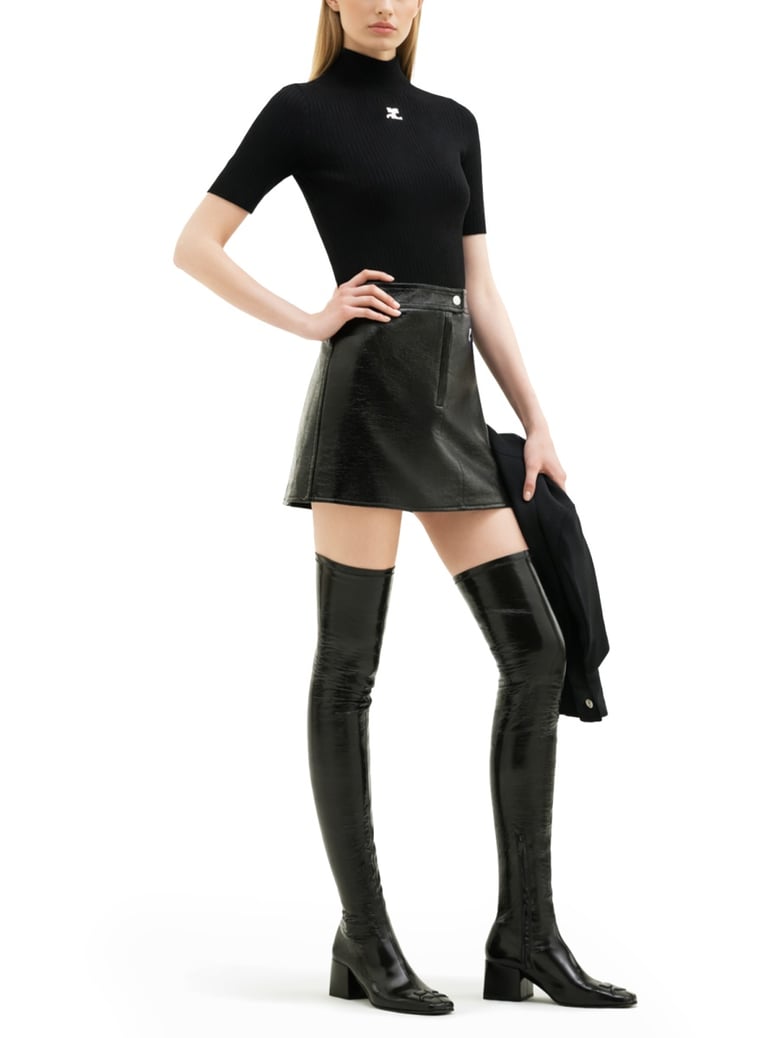 rib knit jumper by Selfnex