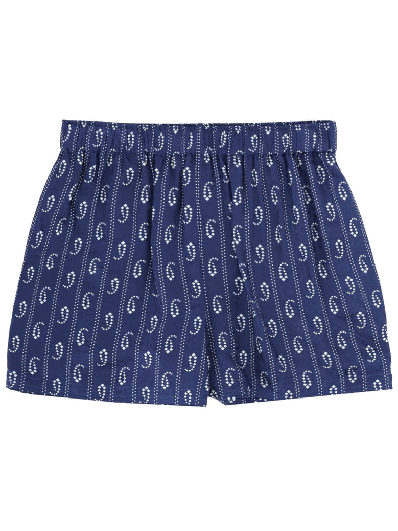 camp blue shorts by Selfnex