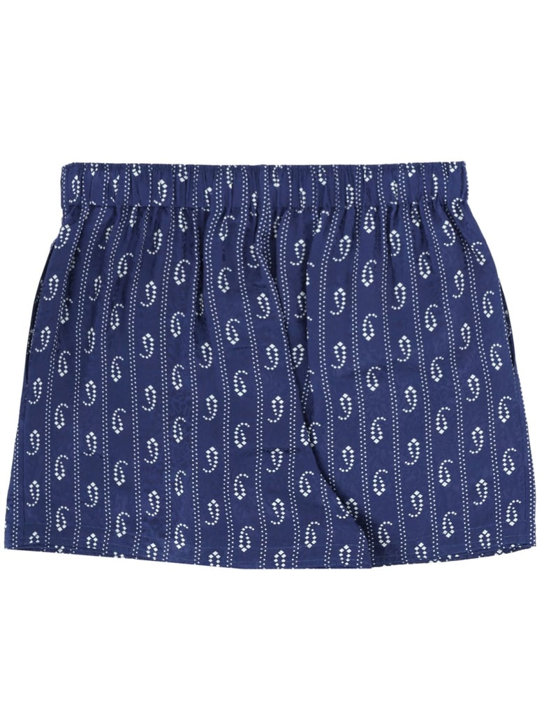 camp blue shorts by Selfnex