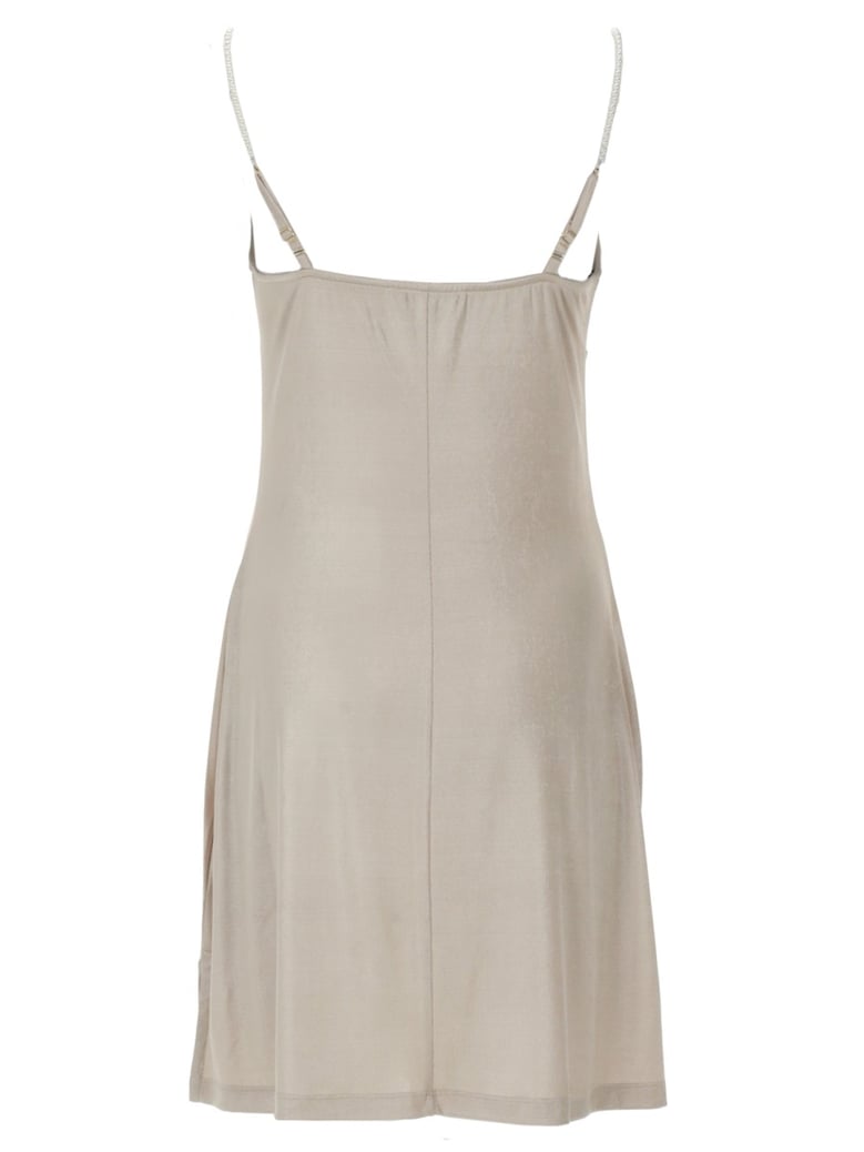 mini satin dress ivory by Selfnex
