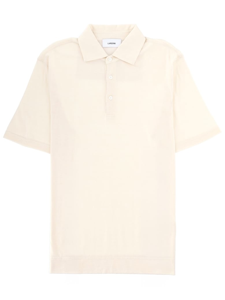 cotton and silk polo shirt by Selfnex