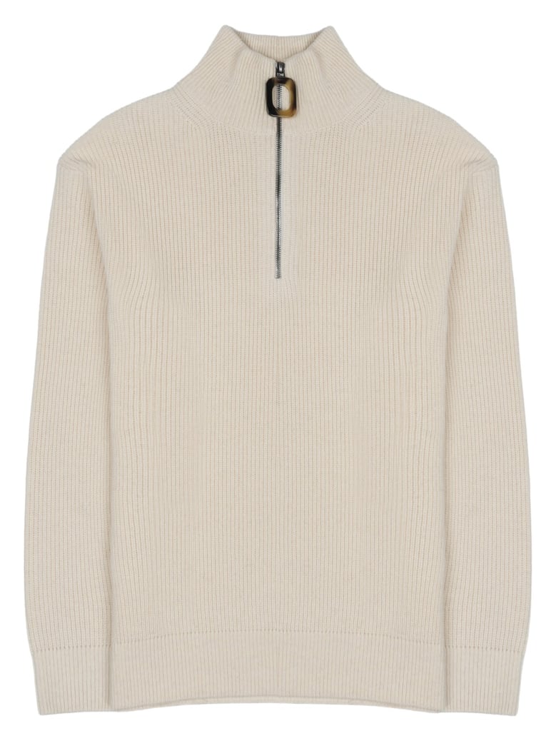 jumper zip-up wool-cotton by Selfnex
