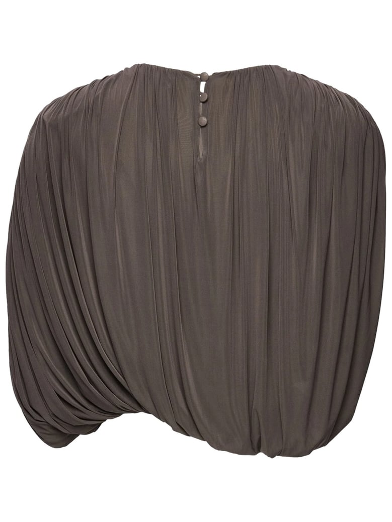 draped cupro top by Selfnex