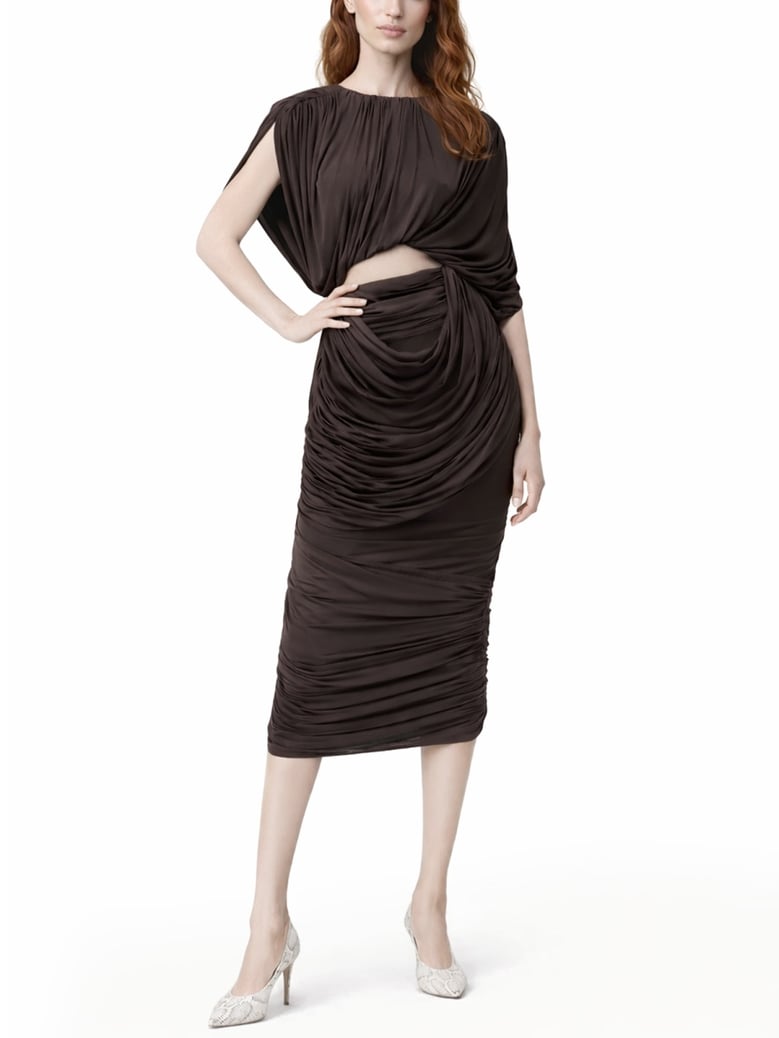 draped cupro top by Selfnex
