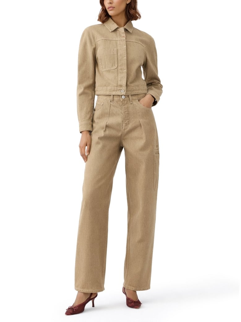 cargo jacket ovalo beige by Selfnex