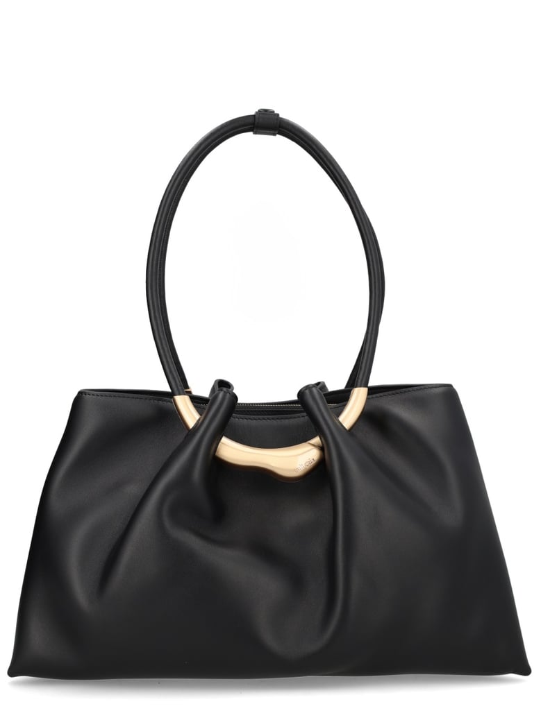 shoulder bag asa black leather by Selfnex