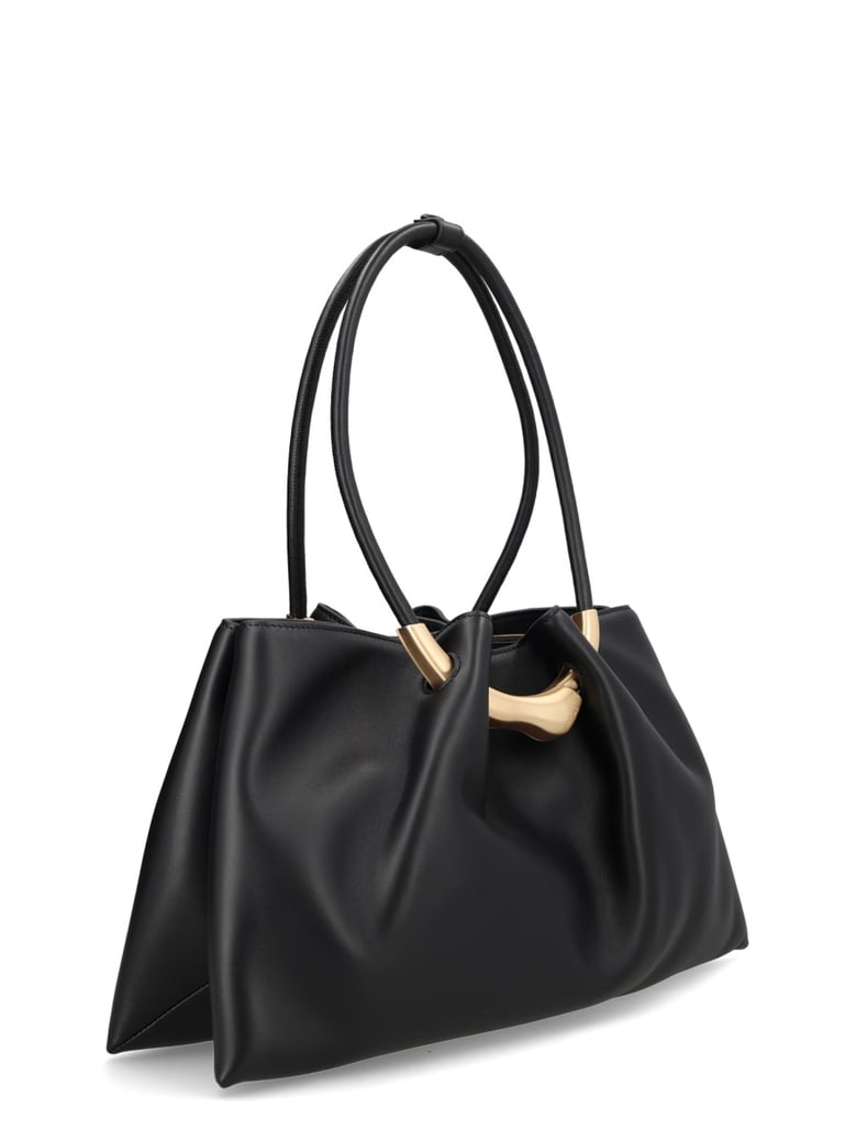 shoulder bag asa black leather by Selfnex