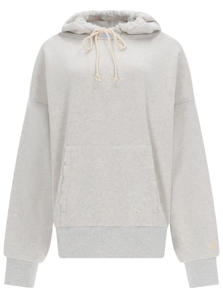 hooded sweatshirt star grey by Selfnex