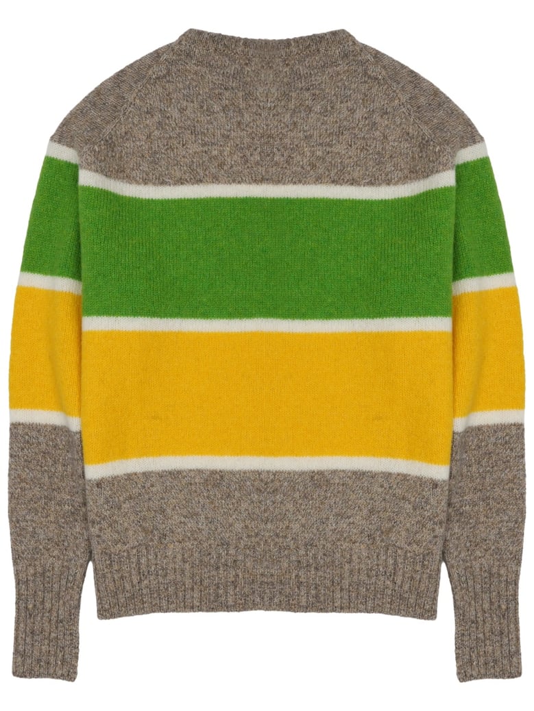 striped wool jumper by Selfnex