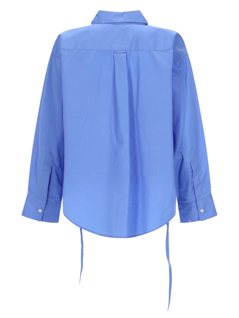 shirt with ties azure by Selfnex