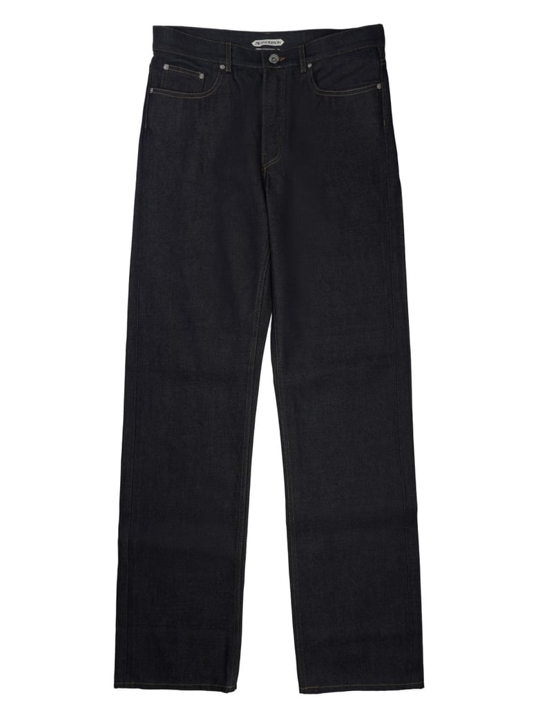 jeans straight leg blue by Selfnex