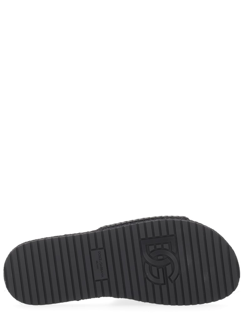 espadrille with logo black by Selfnex