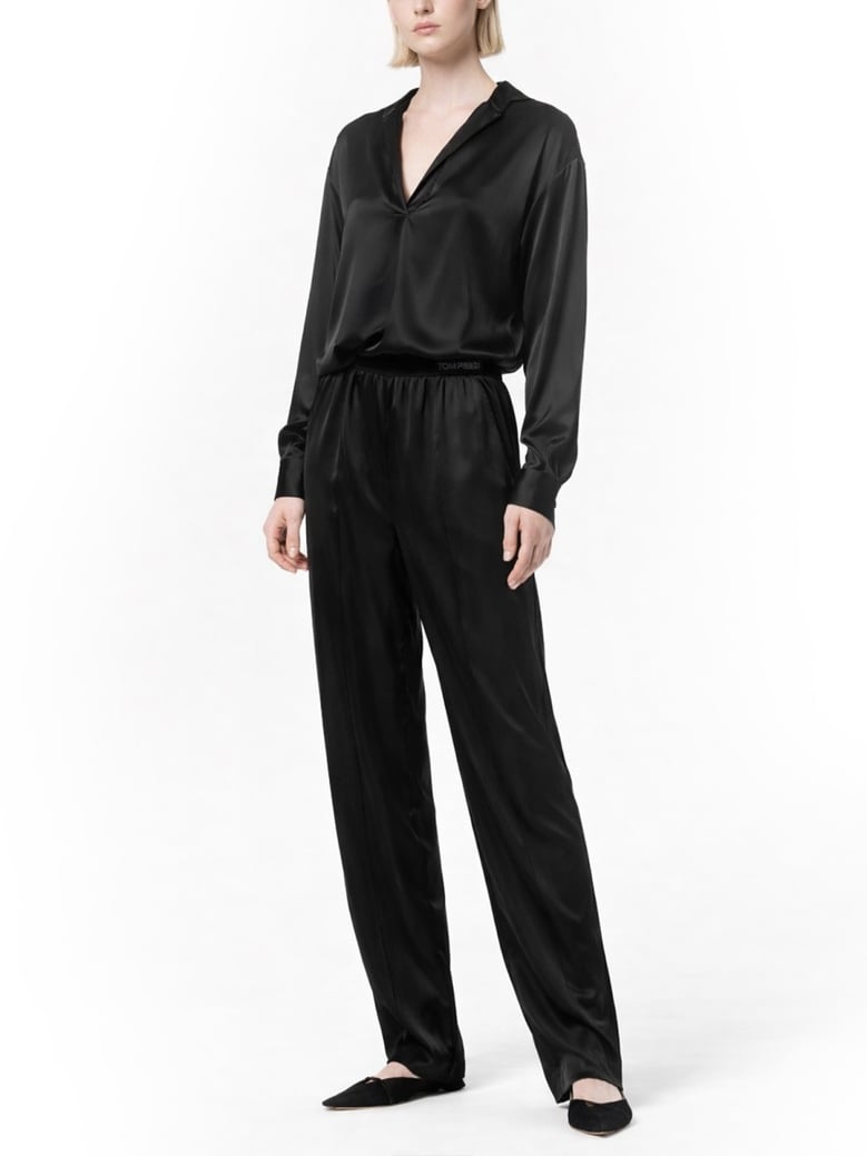 silk pajama pants by Selfnex