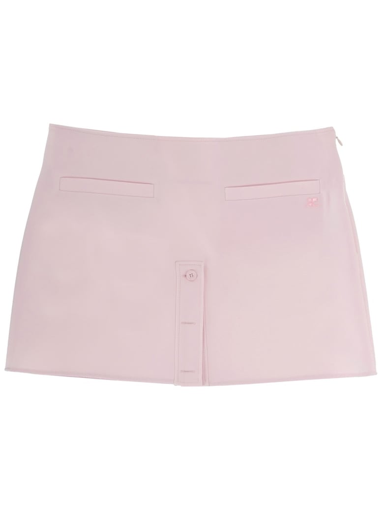 skirt with buttons by Selfnex