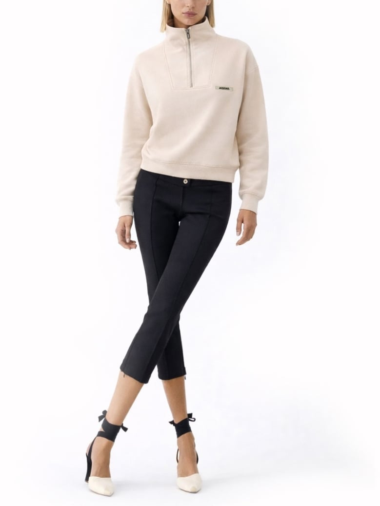 grosgrain sweatshirt with turtleneck by Selfnex