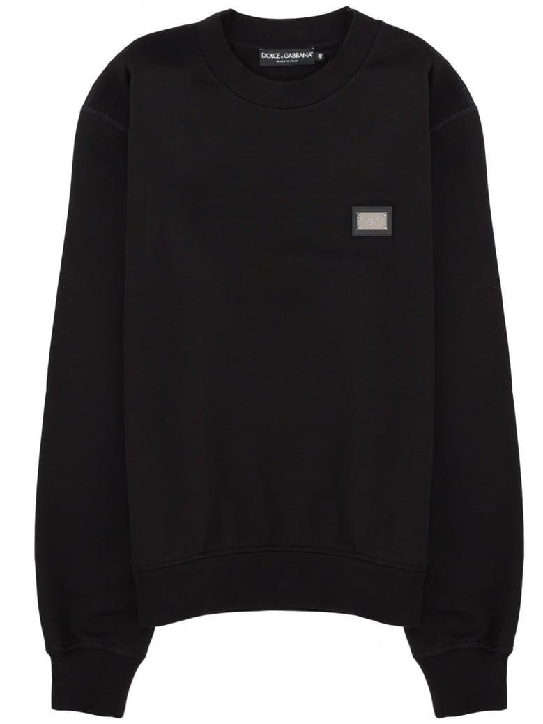 sweatshirt with logo patch by Selfnex