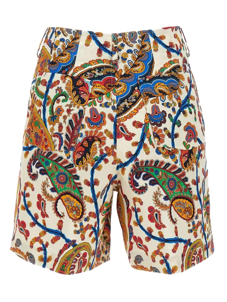 shorts floral paisley print by Selfnex