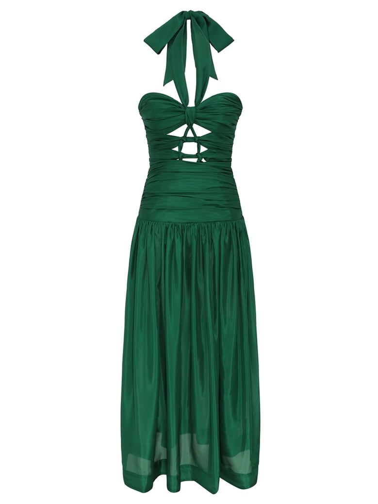 midi dress with knots by Selfnex
