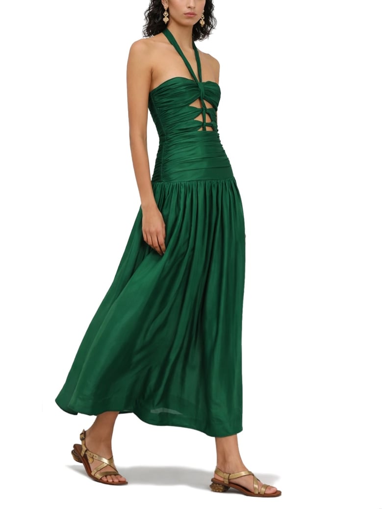 midi dress with knots by Selfnex