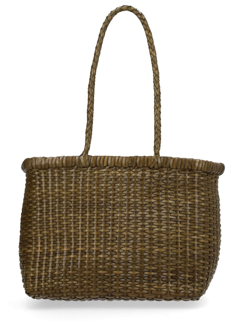 shoulder bag b weave green by Selfnex