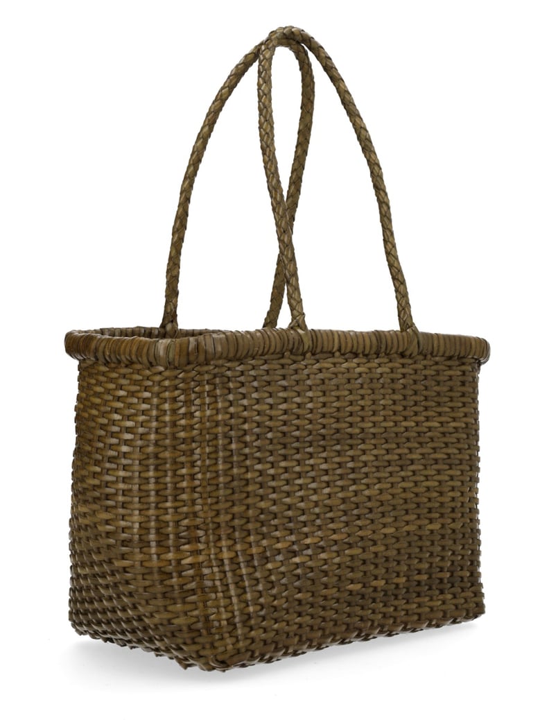 shoulder bag b weave green by Selfnex
