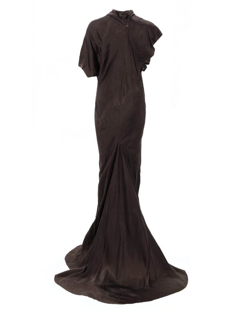 fitted brown dress by Selfnex